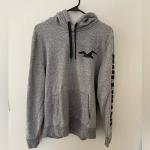 Gray Hollister Sweatshirt with Black details in size large